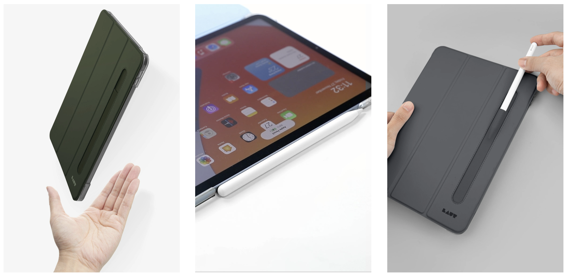 LAUT-HUEX-Smart-Case-iPad-Air-10-9-iPad-Pro-11-2021-2020-2018-Pencil-2