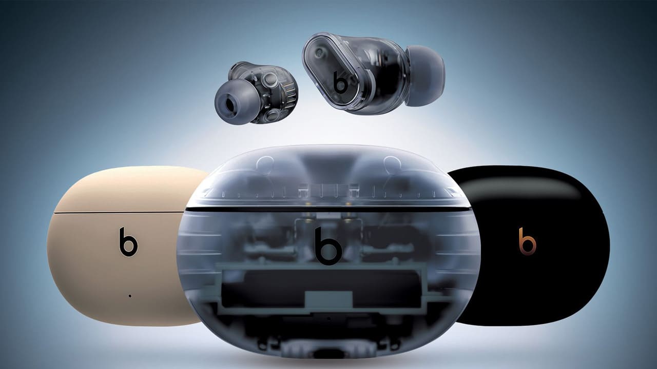 Beats Studio Buds + Transparent, ivory, black gold