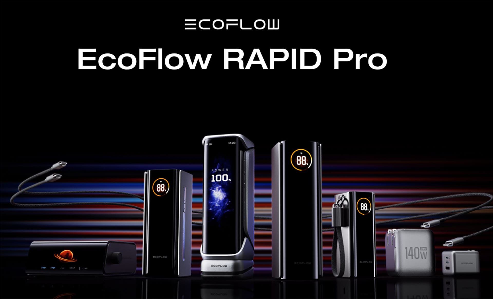 Заряжай все, везде и быстро: новые павербанки EcoFlow RAPID Pro уже в Украине