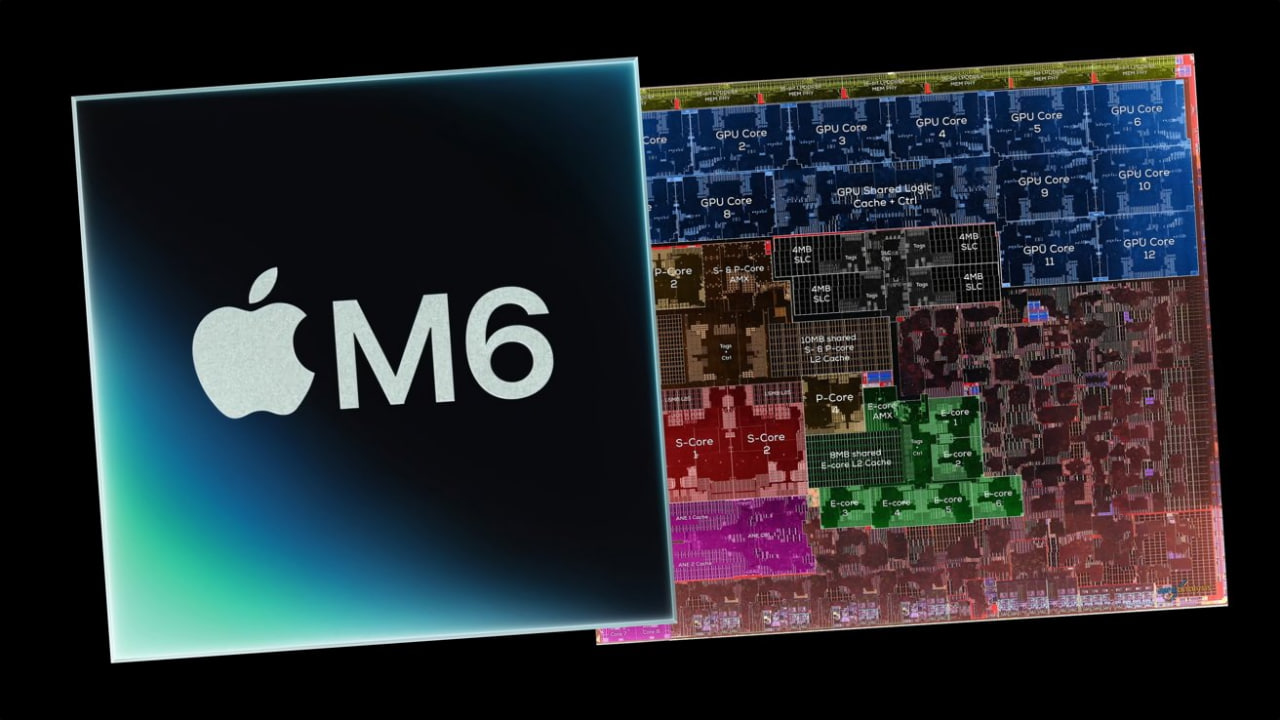 Apple M6 против M5: что изменилось внутри нового чипа